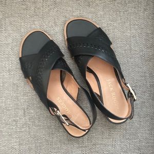 Jack Rogers Black Sandals